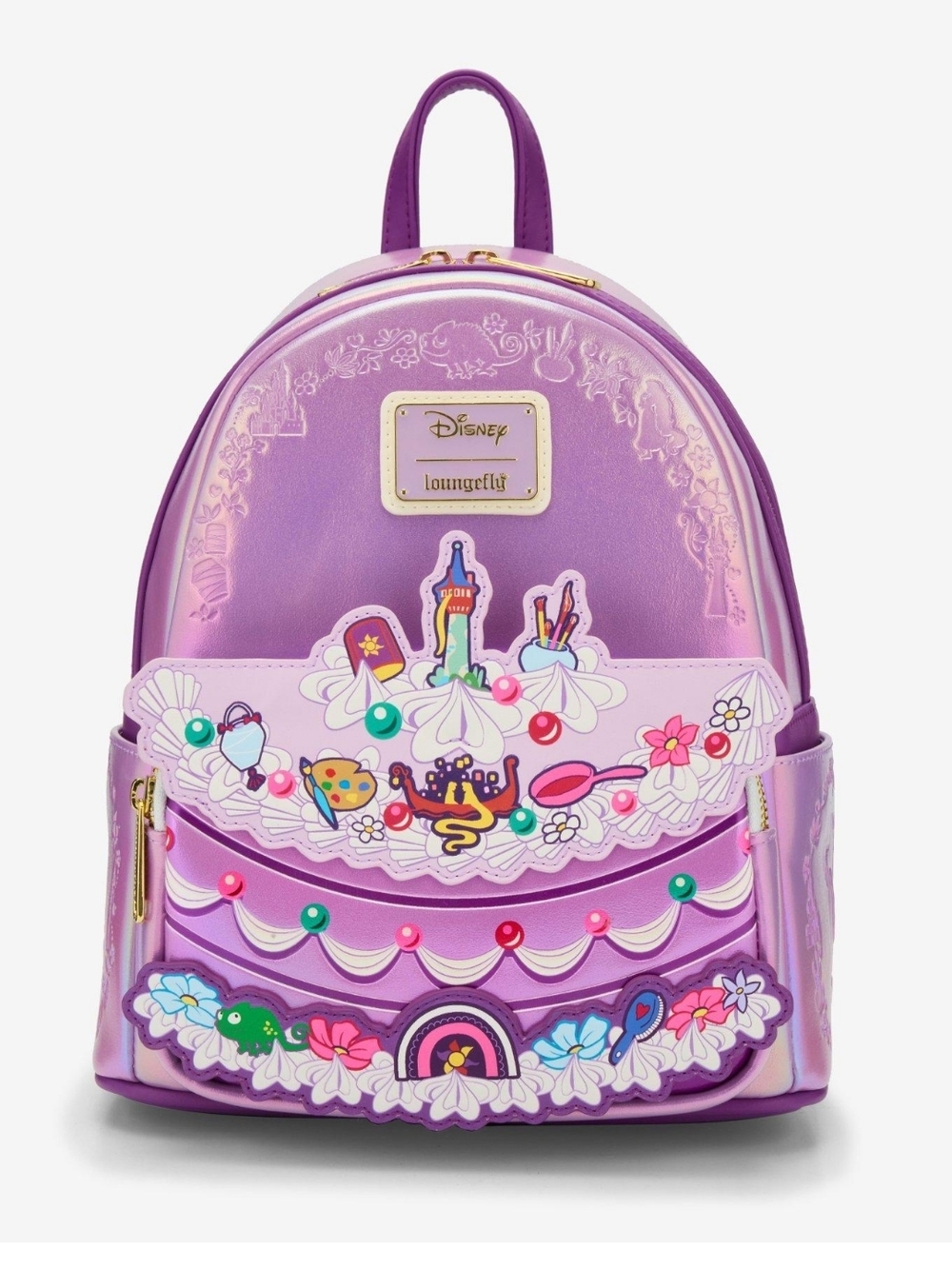 Loungefly Disney Rapunzel Purple Cake Series Mini Backpack BNWT